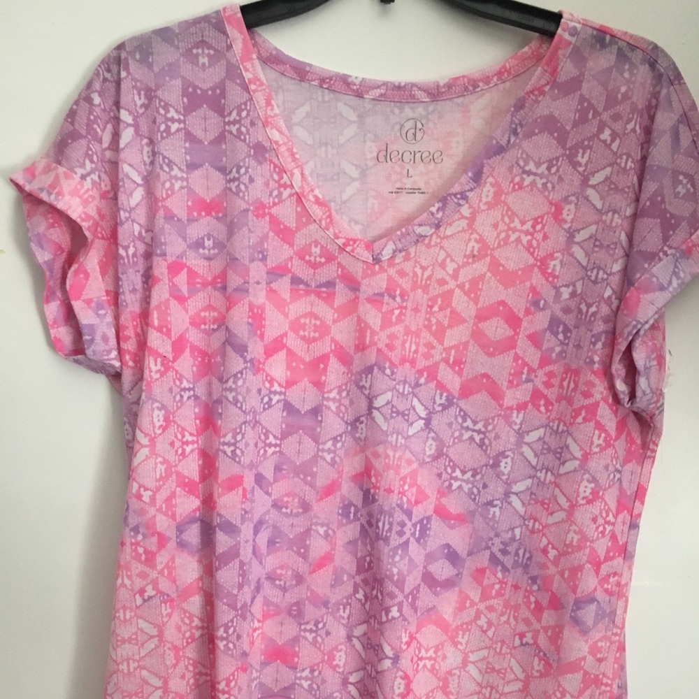 Print short sleeve shirt